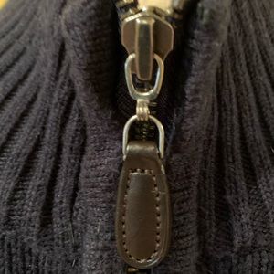 LL Bean Double L full zip sweater